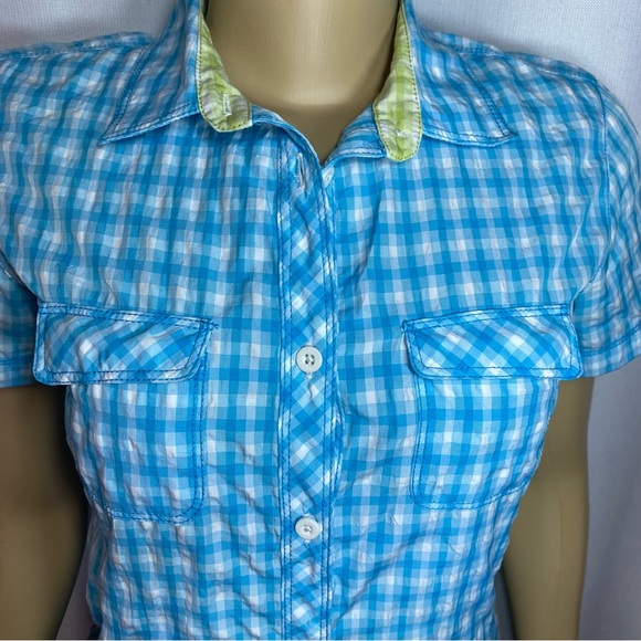 Eddie Bauer Plaid Button Up Women’s Shirt Size XS Excellent Used Condition - Picture 6 of 8